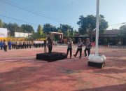 Kabag Ops. Kompol Najamuddin Pimpin Upacara Hari Lahir Pancasila Dilapangan Apel Polres Polman