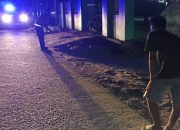 Gerak Cepat Personil Sat Lantas Polres Polman Tangani TKP Lakalantas Di Wilayahnya
