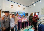 Bhabinkantibmas Polsubsektor Anreapi Polsek Polewali Monitoring Pembagian BLT DD Triwulan I Tahun 2024
