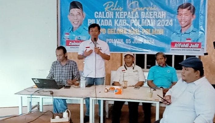 Sigma Research Indonesia Merilis Hasil Survei Pilkada Polman