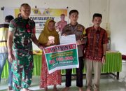 Bhabinkamtibmas Polsek Tutar Monitoring  Penyaluran Bantuan   Langsung Tunai Dana Desa