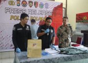 Polres Polman Gelar Press Release Kasus Penganiayaan Brutal