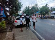 Gerak Cepat Personil Unit Lantas Polsek Wonomulyo Mendatangi TKP Lakalantas di Wilayahnya