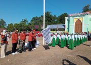 Kapolsek Binuang Pimpin Pengamanan Lomba Gerak Jalan Indah Tingkat SMU, SMP dan SD Sederajat Dalam Rangka HUT RI Ke 79