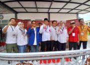 Diusung 3 Partai Politik, PHS -ENNY Mendaftar di KPU Sulbar Diiringi Ribuan Massa