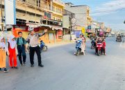 Sat Lantas Gelar Pengamanan Dan Pengaturan Lalu Lintas Pagi Hari untuk Antisipasi Gangguan Kamtibmas