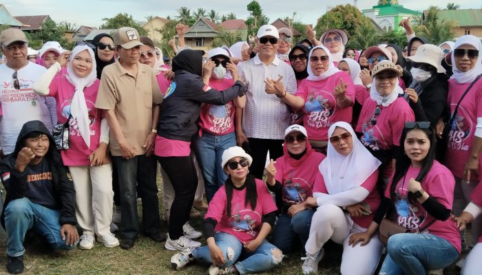 Hadiri Kegiatan Senam Sehat, Prof Husain Syam Perkenalkan Program  Unggulan “PHS”