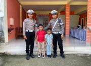 Sat Lantas Polres Polman Laksanakan Patroli dan Pengamanan Gereja di Wilayah Hukum Polres Polman