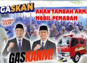 Komitmen Paslon “DIGASKAN” Siapkan Armada Mobil Pemadam Kebakaran Disetiap Kecamatan