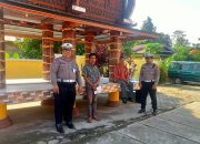 Sat Lantas Polres Polman Laksanakan Pengamanan dan Patroli Dialogis di Tempat Ibadah Gereja