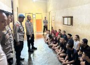 Kapolres Polman Kontrol Tahanan di Rumah Tahanan Polres Polman