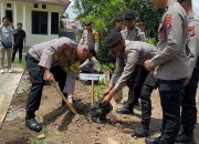Kapolres Polman Ikuti Launching Gugus Tugas Polri Mendukung Ketahanan Pangan Melalui Zoom Meeting oleh Kapolri
