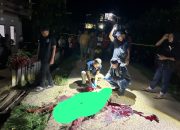 Kasat Reskrim Polres Polman Pimpin Personil Mendatangi TKP Dugaan Bunuh Diri Menggunakan Senjata Tajam Jenis Badik