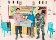 Bhabinkamtibmas Polsek Wonomulyo Polres Polman Hadiri Penyaluran BLT DD di Desa Nepo