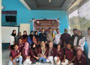 Bhabinkamtibmas Polsek Binuang Polres Polman Hadiri Rapat Program Kerja KKN Reg XXIV Unsulbar