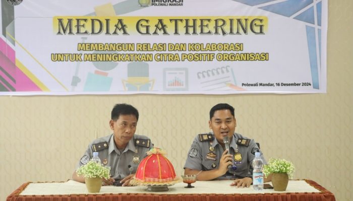 Perkuat Sinergi dengan Insan Pers, Kanim Polman Gelar Media Gathering