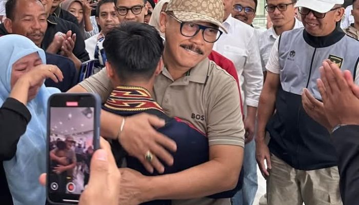 Gubernur Terpilih Suhardi Duka Sambut Hangat Juara Dunia Pencak Silat Asal Sulbar, Darmawan Arjuna