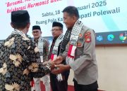 Wakili Kapolres Polman, Kasat Tahti Polres Polman Hadiri Musyawarah Kerja Daerah X Dewan Pengurus Wahdah Islamiyah Polman Periode 2023-2027