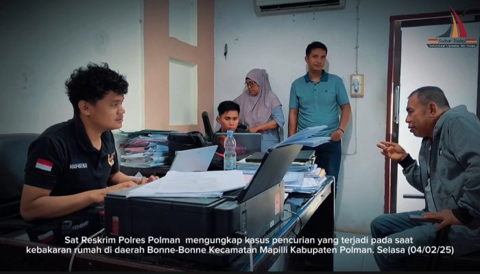 [VIDEO] Warga Manding, Pelaku Pencurian Rumah Kebakaran di Mapilli Akhirnya DItangkap Polisi, Penjelasan Lengkap  Kasat Reskrim