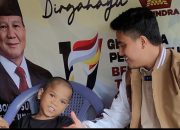 HUT ke-17 Gerindra, DPC Polman Salurkan Bantuan kepada Anak Penderita  Stunting dan  Lumpuh Layu
