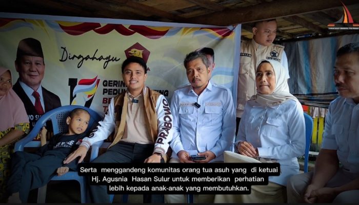 [VIDEO] Aksi Sosial  di Momen HUT Gerindra ke -17 | DPC Polman Bantu  Anak Penderita Stunting dan Lumpuh Layu