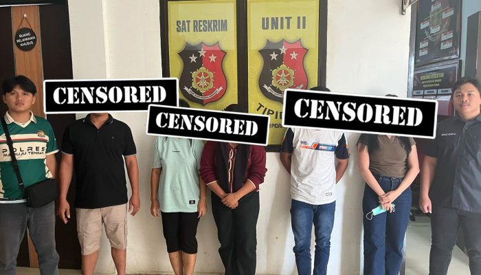 Menyasar  Wisma dan Tempat Hiburan,  Lima Orang Diamankan dalam Operasi Pekat Polres Mateng