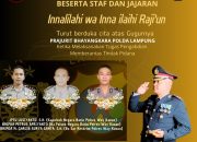 Kapolres Polman Berbelasungkawa atas Gugurnya Prajurit Bhayangkara Polda Lampung