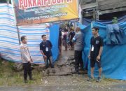 Personel Polsek Tutar Polres Polman Pengamanan Turnamen Bola Voli Pukkaipi Cup II 2025 di Desa Ambopadang