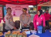 Kapolres Polman Bersama Ketua Pengurus Cabang Bhayangkari Polman Laksanakan Bazar Murah Dalam Rangka HUT YKB ke-45 Cabang Polman
