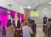 Personil Polsek Wonomulyo Polres Polman Laksanakan Pengamanan Perayaan Paskah di GMII dan GTM di Kelurahan Sidodadi