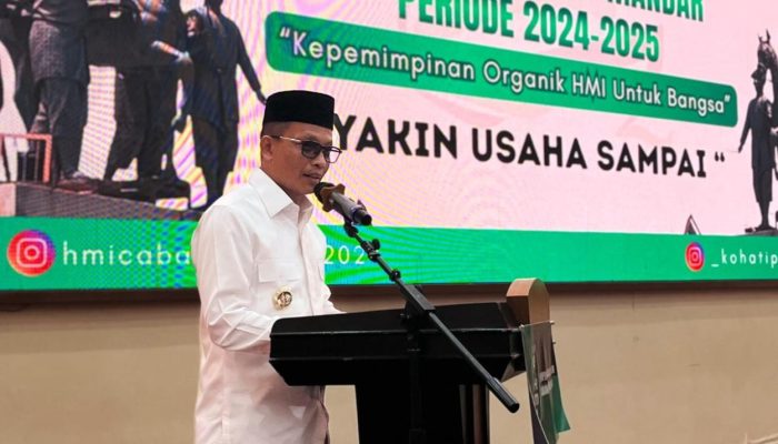 Bupati Polman H. Samsul Mahmud Ajak HMI Berkolaborasi Bangun Daerah: “Kami Butuh Kritik dan Masukan”