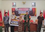 Bhabinkamtibmas Subsektor Mapilli Polres Polman Hadiri Kegiatan Penyaluran BLT Dana Desa Tahun Anggaran 2025