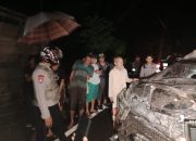 Sat Lantas Polres Polman Bersama Bhabinkamtibmas Mendatangi TKP Lakalantas di Kelurahan Anreapi