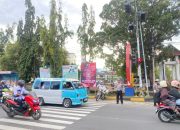Sat Lantas Polres Polman Laksanakan Pengamanan dan Pengaturan Lalu Lintas di Pagi Hari Ciptakan Situasi Aman dan Kondusif