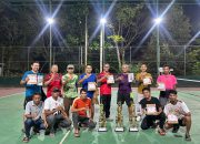 Final Turnamen Tenis Lapangan Ganda Putra Dalam Rangka Menyambut HUT Bhayangkara ke-79 Tahun 2025 di Lapangan Pemda Polman
