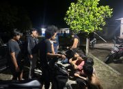 Unit Opsnal Polres Polman Bersama Polsek Wonomulyo Gelar Patroli Pasca Maraknya Perkelahian Kelompok Pemuda Bersenjata Tajam