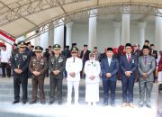 Kapolres Polman Hadiri Upacara Pengibaran Duplikat Sang Merah Putih Peringati HUT ke-80 RI