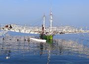 Polsek Binuang Tindaklanjuti Laporan Tubrukan Kapal Bagang di Perairan Tonyaman