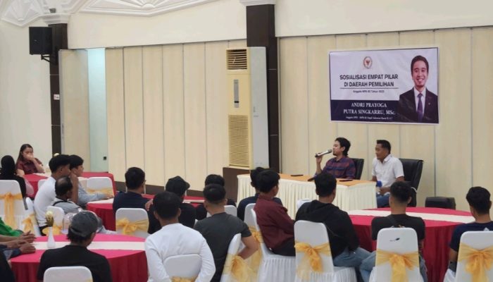 Sosialisasi Empat Pilar MPR RI, Andri Singkarru Ajak Warga Polewali Mandar Perkuat Persatuan Bangsa