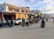 Patroli Gabungan TNI, Polri, Satpol PP dan Dishub Jaga Kamtibmas Kota Mamuju