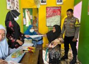 Bhabinkamtibmas Kelurahan Pekkabata Pantau Kegiatan Posyandu Melati 3