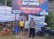 Personel Polsek Tutar Laksanakan Pengamanan Turnamen Bola Volly Pukkaipi Cup III Tahun 2025