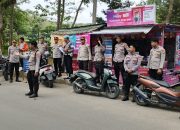 Kabag Ops Polres Polman Pimpin Pengamanan Aksi Unjuk Rasa Aliansi Mahasiswa dan Alumni UI DDI A.G.H. AD