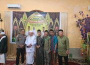 Kapolsek Tapango Hadiri Peringatan Maulid Nabi Muhammad SAW di Masjid Jami’ Nurussalam