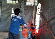 TRC BPBD Sulbar Lakukan Perawatan dan Pengecekan Lampu Light Tower, Pastikan Kesiapsiagaan di Musim Pancaroba