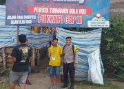 Pengamanan Turnamen Bola Volly Pukkaipi Cup III Tahun 2025 Berjalan Aman dan Lancar