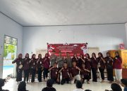 Kanit Binmas Polsek Tinambung Isi Materi Wawasan Kebangsaan pada Diklatsar Paskibra SMAN 1 Tinambung 2025–2026