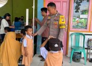 lBhabinkamtibmas Polsek Polewali Pantau Kegiatan Posyandu Melati 1