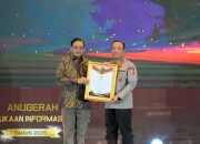Dinobatkan sebagai Badan Publik Terbaik Nasional, Polri Sabet Arkaya Wiwarta Prajanugraha dalam Monev KIP 2025