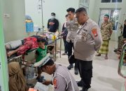 Unit Lantas Polsek Urban Wonomulyo Tangani Laka Lantas Ganda di Jalan Trans Sulawesi